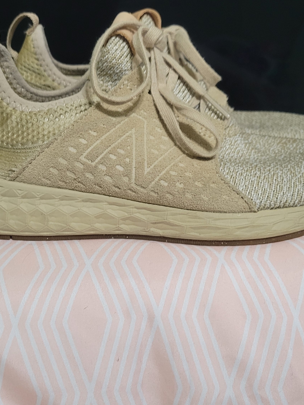 NWOT-New Balance Beige/Tan Running Sneakers